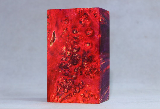 Stabilized Maple Burl Wood Mod Block